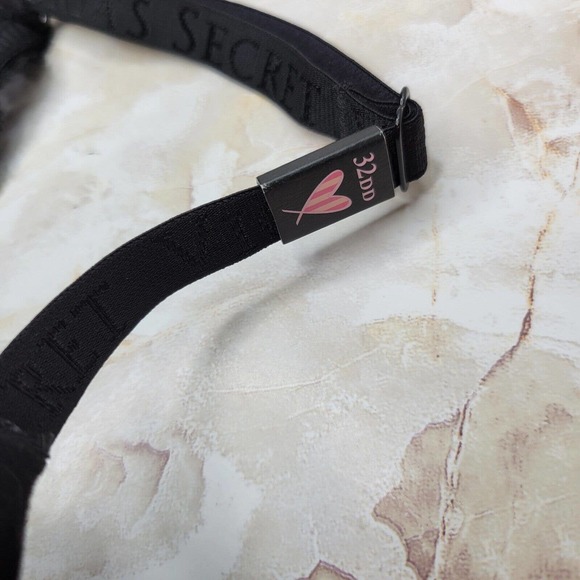Victoria's Secret Lined Demi Bra 32DD Underwire Racerback Front Closure - Picture 3 of 4
